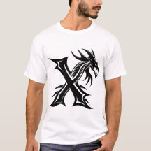 X - Letra art T-Shirt