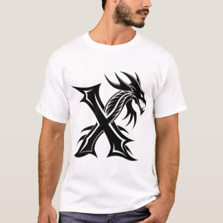 Camiseta X - Letra art T-Shirt