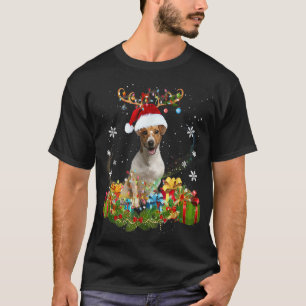 Camiseta X-Mas Fox Natal Luzes Engraçadas Desenho Animal Se