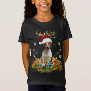 Camiseta X-Mas Fox Natal Luzes Engraçadas Desenho Animal Se