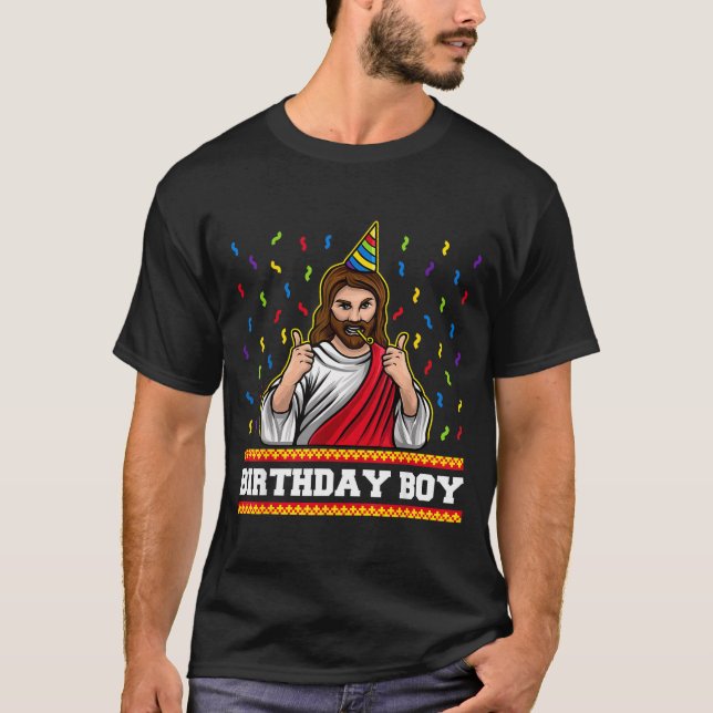 Camiseta X-mas Funny Jesus Bday For Kids &amp; Adults Jesus (Frente)