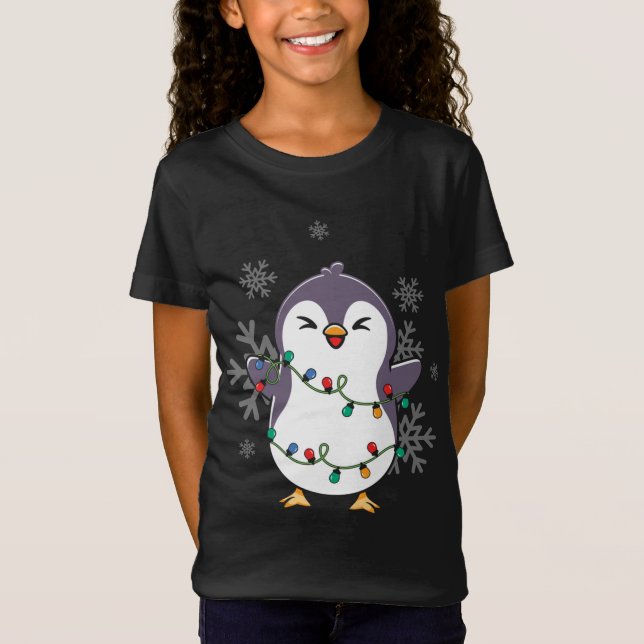 Camiseta X-mas Lights Guitar Ugly Christmas Sweater Family (Frente)