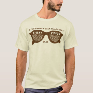 Camiseta "X-Ray Specs" Anúncio do livro em quadrinhos