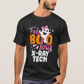 Camiseta X-ray Tech Radiology Halloween Womens Fab Boo Lous