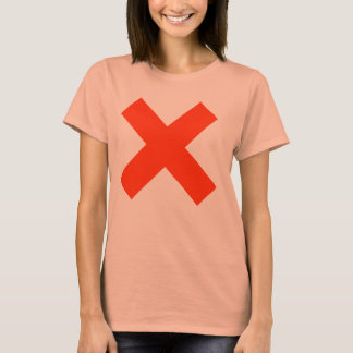 Camiseta X t-shirt feminina