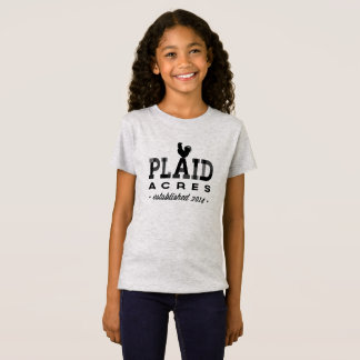 Camiseta Xadrez Acres - tenra infantil