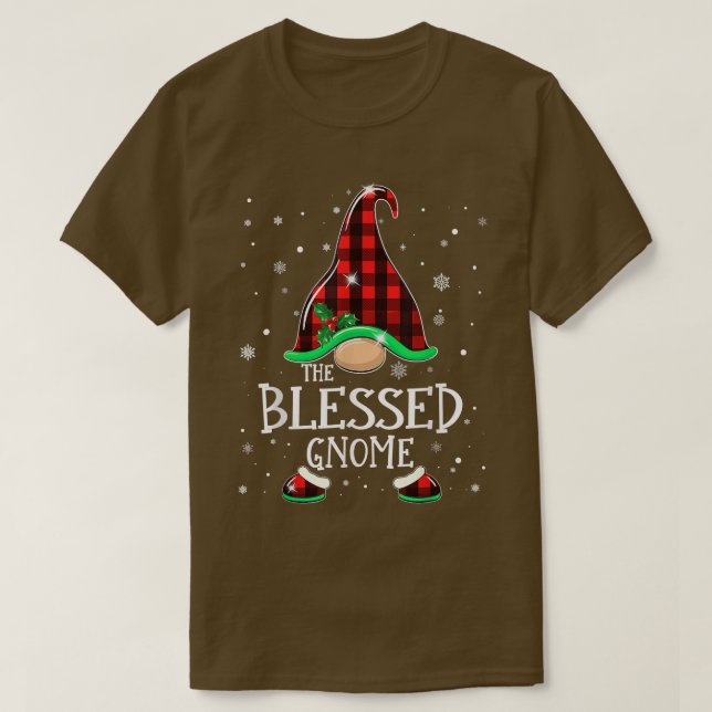 Camiseta Xadrez Búfalo Bênção  Cristo Familiar Búfalo (Frente do Design)