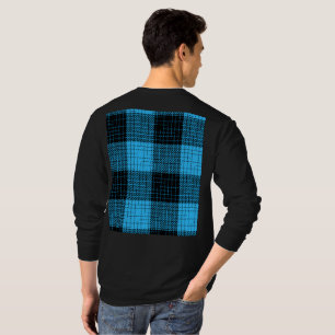 Camiseta Xadrez Buffalo Xadrez Preto Azul
