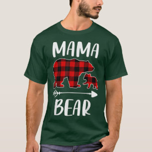 Camiseta Xadrez Correspondente, Engraçada Mamãe Ursa Um