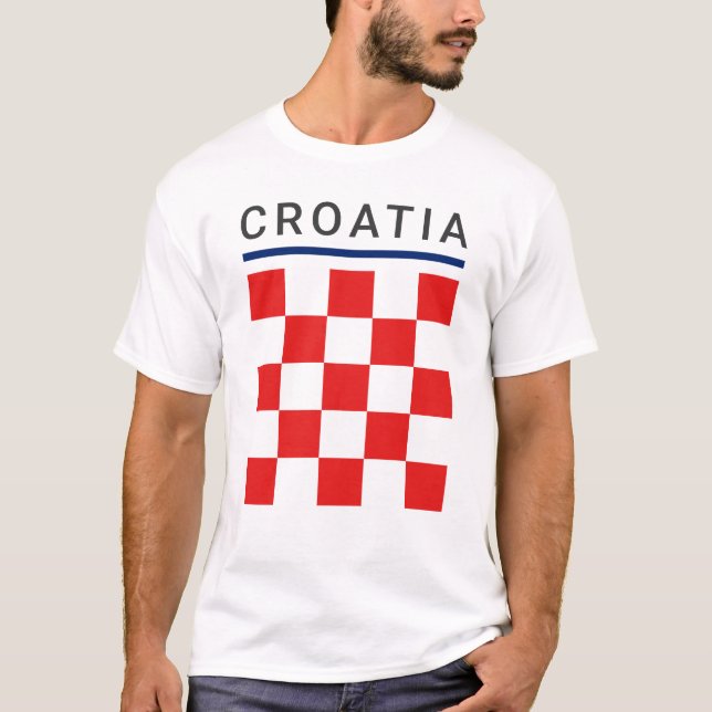 Camiseta Xadrez Croata (Frente)