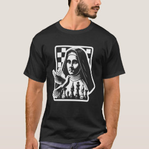 Camiseta Xadrez da Santa Padroeira Católica Teresa de Ávila