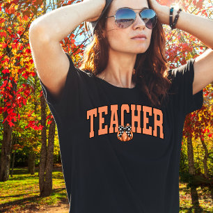 Camiseta Xadrez de Abóbora do Professor