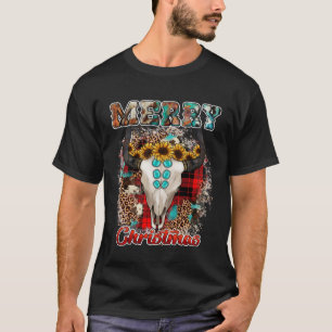 Camiseta Xadrez de Boi Ocidental, Touro-Vaca-Vaca-Vaca-Tour