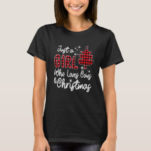 Camiseta Xadrez de Búfalo Apenas Uma Garota Que Ama Vacas E