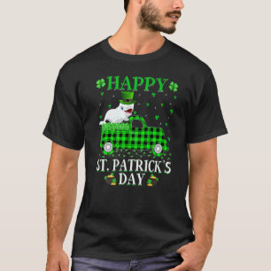 Camiseta Xadrez de Búfalo Caminhão Verde Baleia Beluga Peix