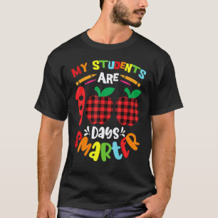 Camiseta Xadrez de Búfalo Meus Alunos São 100 Dias Mais Int
