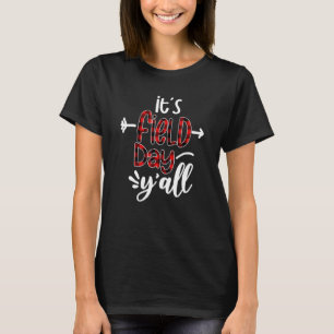 Camiseta Xadrez de Buffalo É o Dia de Campo Vocês Professor