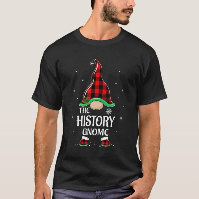 Camiseta Xadrez de Buffalo Vermelho História de Correspondê (Frente)