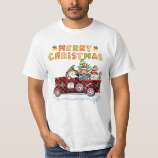 Camiseta Xadrez de Caminhão de Natal Buffalo Chr