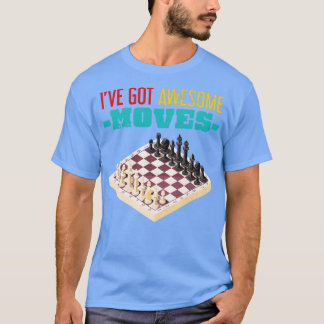 Camiseta Xadrez de Estratégia de Jogo de conselho