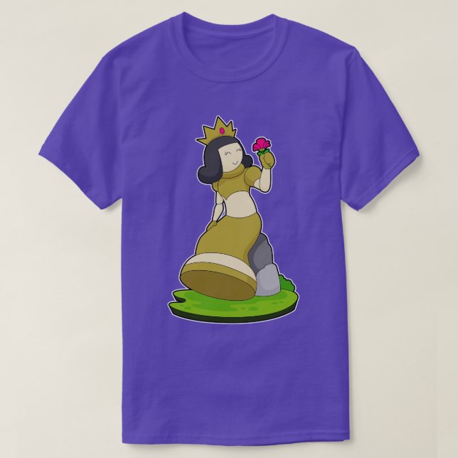 Camiseta Xadrez de Flores (Frente do Design)