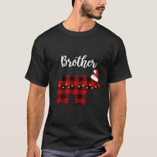 Camiseta Xadrez de Natal do Brother Bear