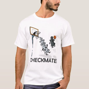 Camiseta Xadrez Do Jogador De Xadrez E Verificação Do Lover