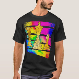 Camiseta Xadrez do Jogador de Xadrez Figuras do Xadrez