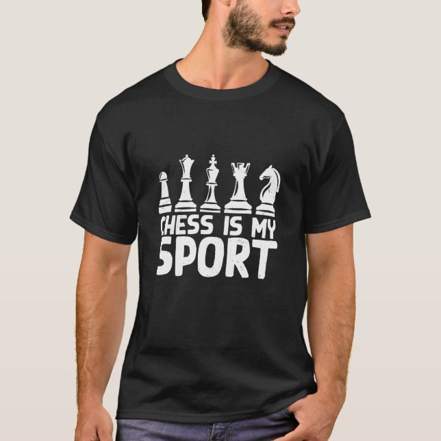 Camiseta Xadrez É Meu Esporte (Frente)