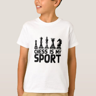 Camiseta Xadrez É Meu Esporte
