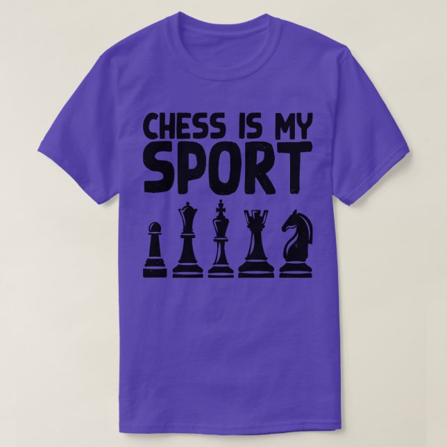 Camiseta Xadrez É Meu Esporte 1 (Frente do Design)