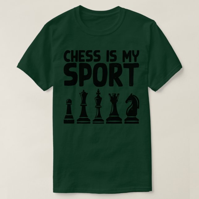 Camiseta Xadrez É Meu Esporte 1 (Frente do Design)