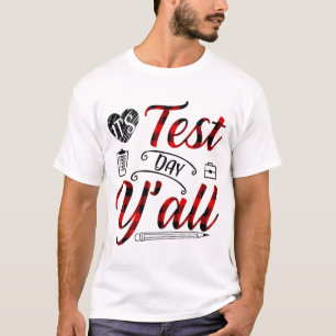 Camiseta Xadrez É Teste do Professor no Dia de Teste