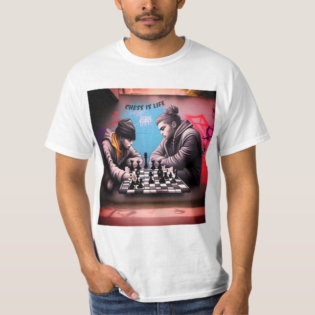 Camiseta Xadrez é vida (Frente)