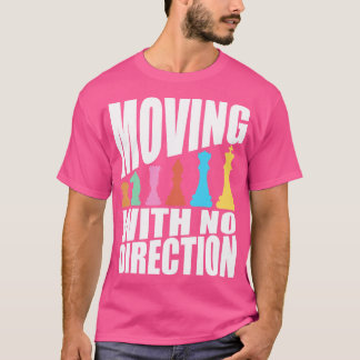 Camiseta Xadrez Em Movimento Sem Direção