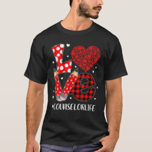 Camiseta Xadrez Engraçada Conselheira do Amor pelo Coraç