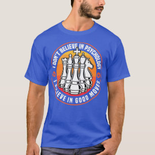 Camiseta Xadrez Eu Acredito Em Bons Movimentos