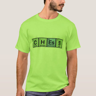 Camiseta Xadrez feito de elementos