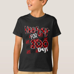 Camiseta Xadrez Feliz 100º Dia Da Escola Por 100 Dias