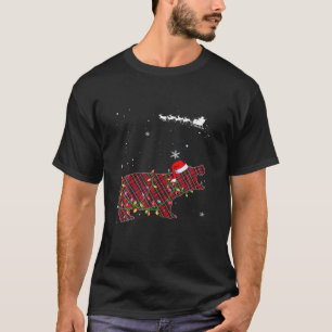 Camiseta Xadrez Hippo de Natal Pajama