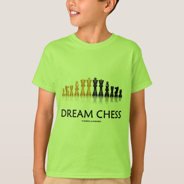 Camiseta Xadrez ideal (grupo de xadrez reflexivo) (Frente)