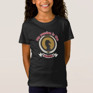 Camiseta Xadrez Knight Laurel Crown Passion Strategy T-Shir