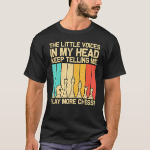 Camiseta Xadrez Legal Para Homens Mulheres Peça Treinador d