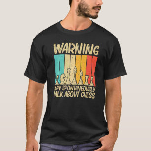 Camiseta Xadrez Legal Para Homens Mulheres Peça Treinador d