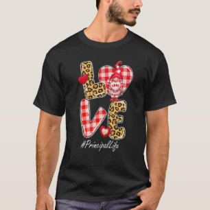 Camiseta Xadrez Leopard Heart Love Diretor Life Gnomo Vale