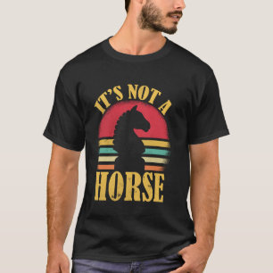 Camiseta Xadrez - Não é um Cavalo