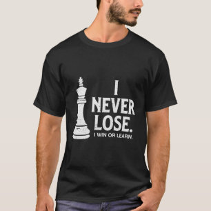 Camiseta Xadrez Nunca Perder
