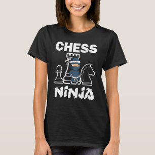Camiseta Xadrez Para Crianças Meninas Meninas Legal Jogador