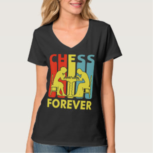 Camiseta Xadrez Para Jogador De Jogo De Conselho Para Sempr