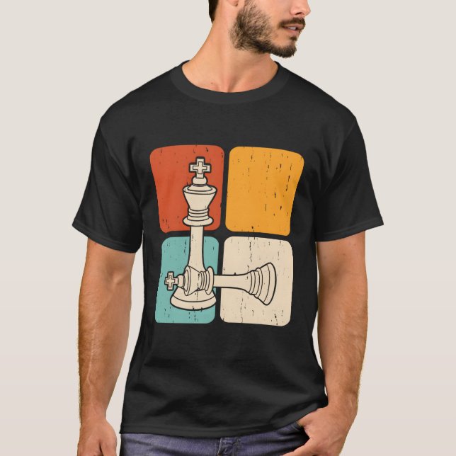 Camiseta Xadrez Para Jogadores De Xadrez (Frente)